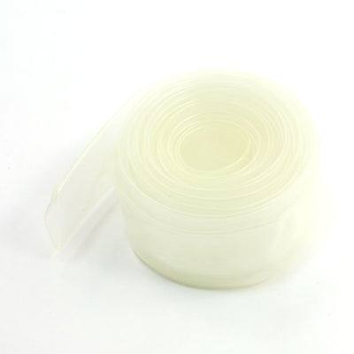Harfington Uxcell 22mm Dia Clear White Polyolefin Heat Shrinkable Tube 4M 13.1Ft