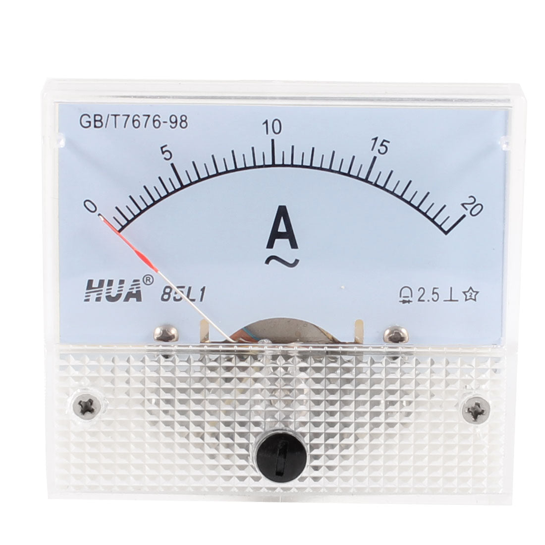 Harfington AC 0-20A Rectanglar Analog Panel Ammeter Gauge Class 2.5 85L1