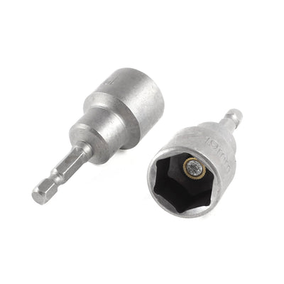 Harfington Uxcell Magnetic Hex Socket Driver Setter, 19mm x 65mm, 2-Piece