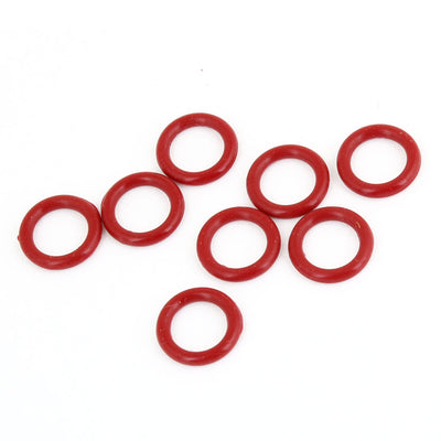 Harfington Uxcell 8 Pcs 15mm Outside Dia 2.5mm Thickness Industrial Rubber O Rings Seals