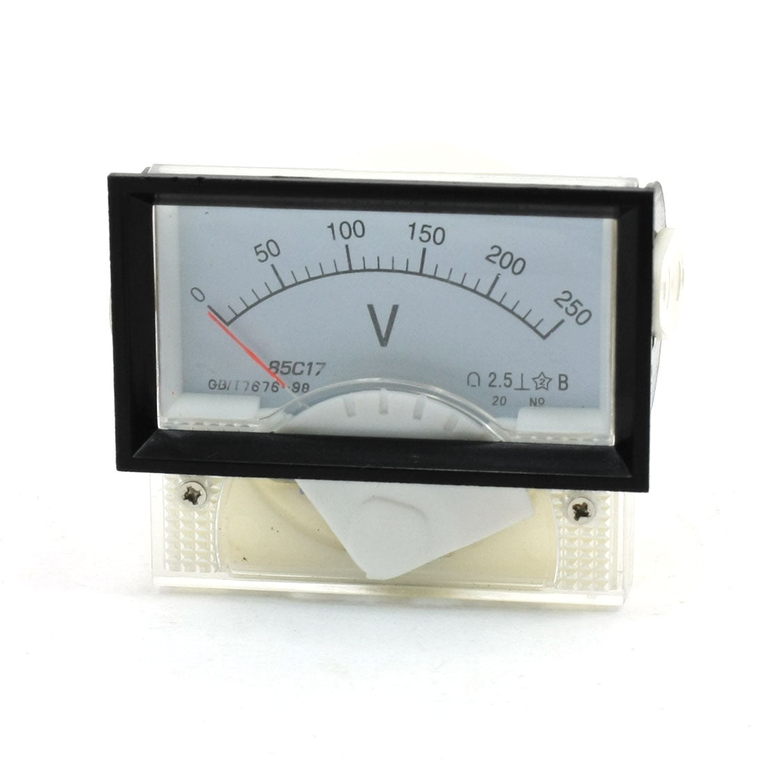 uxcell Uxcell 85C17 DC 0-250V Analogue Pointer Panel Meter Voltmeter