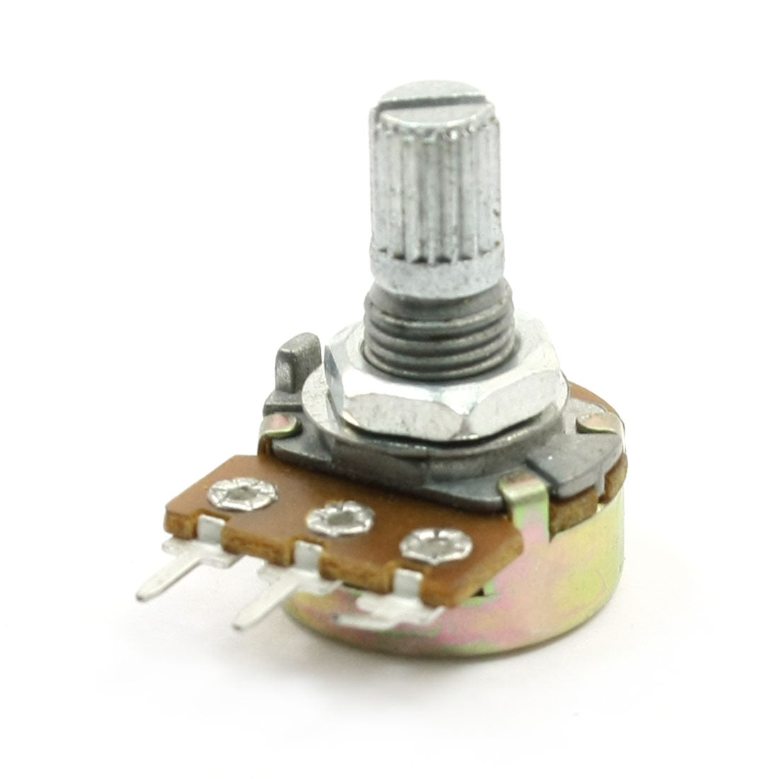 uxcell Uxcell B50K 50K Ohm Adjustment Single Linear Rotary Taper Potentiometer