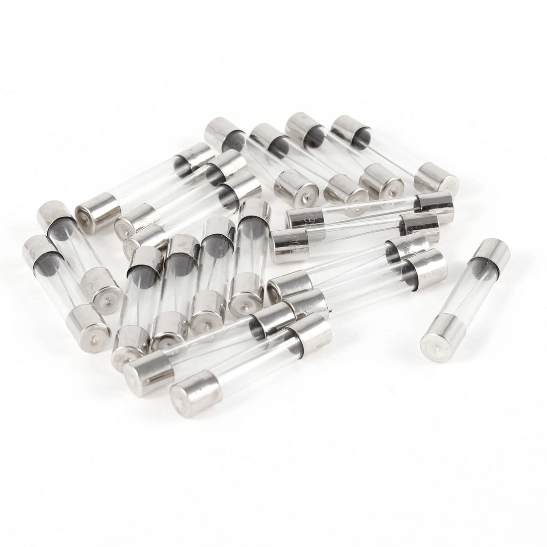 uxcell Uxcell 20pcs Fast Blow Glass Tube Fuse 15A 250V 6mm x 30mm
