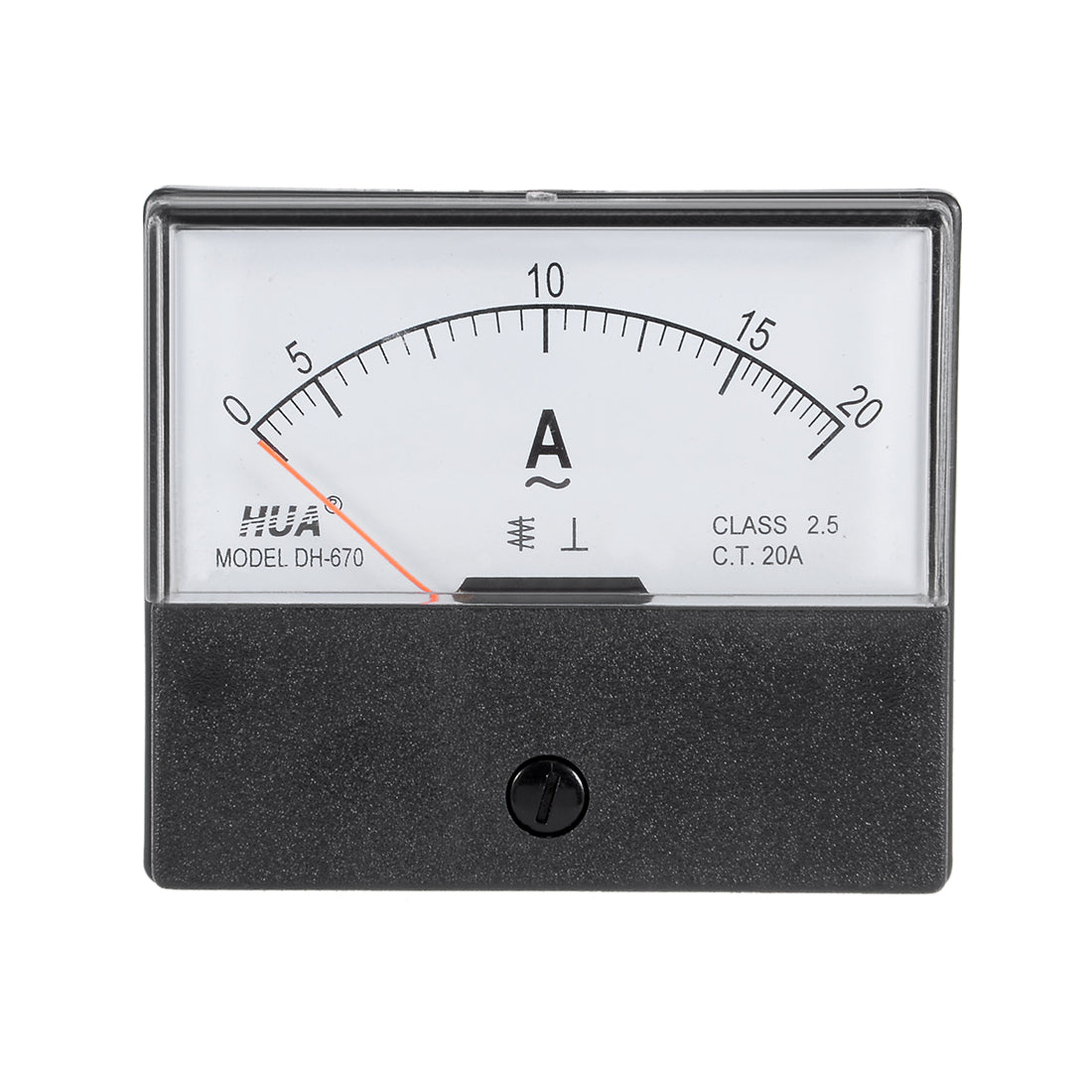 uxcell Uxcell AC 0-20A Analog Panel Ammeter Gauge Ampere Current Meter DH-670