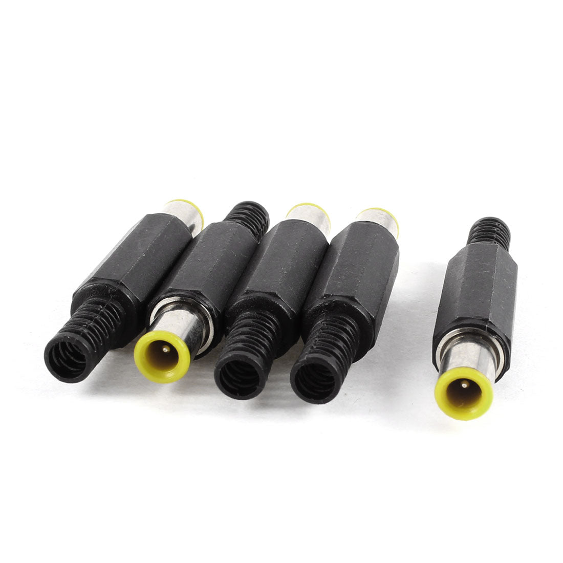 uxcell Uxcell PC Connection DC Connector Jack Male Connector 7mmx1mmx9mm 5 Pcs