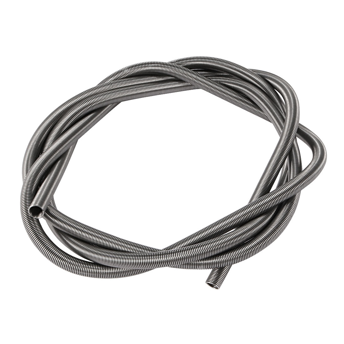uxcell Uxcell 1 Meter one Loop End Long Metal Gray Tension Spring 100cm x 0.5cm