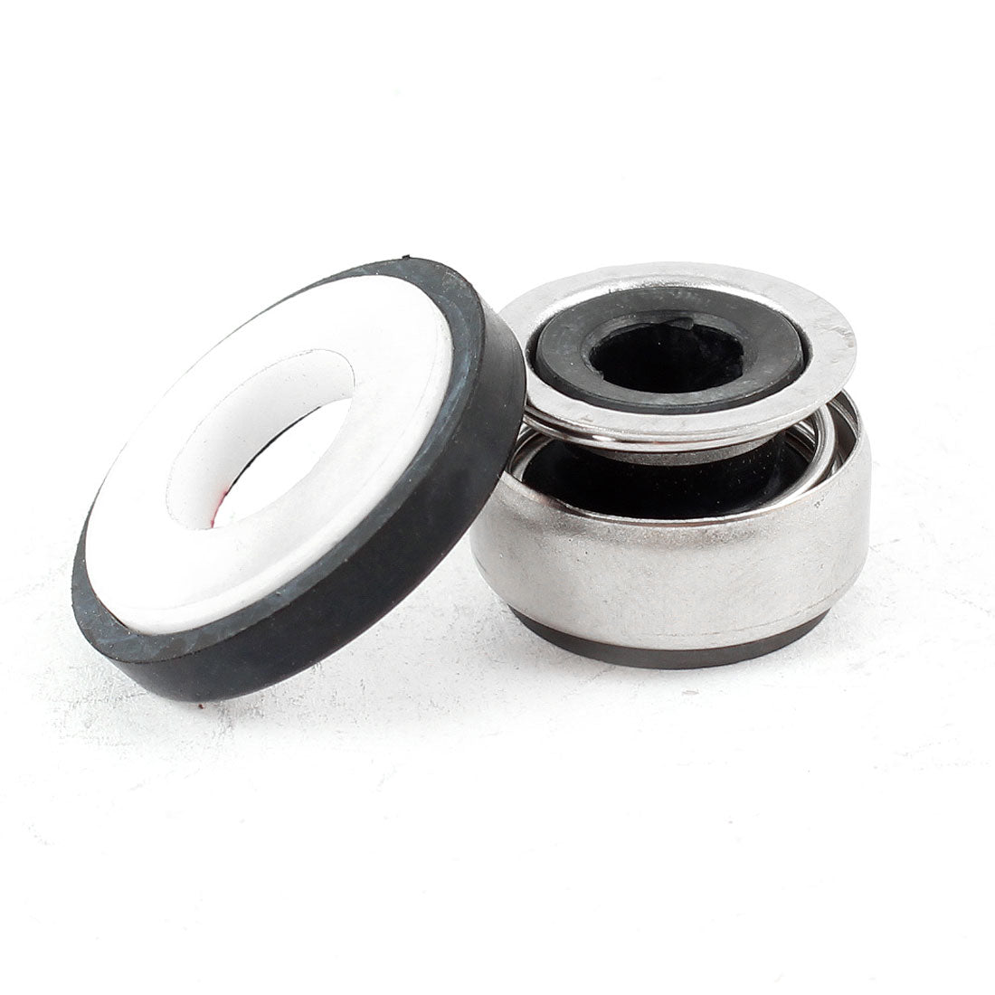 uxcell Uxcell Rubber Bellows Ceramic Rotary Ring Mechanical Seal 8mm Internal Dia