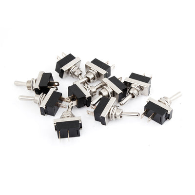 Harfington Uxcell 10 Pcs 2 Positions ON-OFF Type Toggle Switch DC 12V 25A for Car Auto