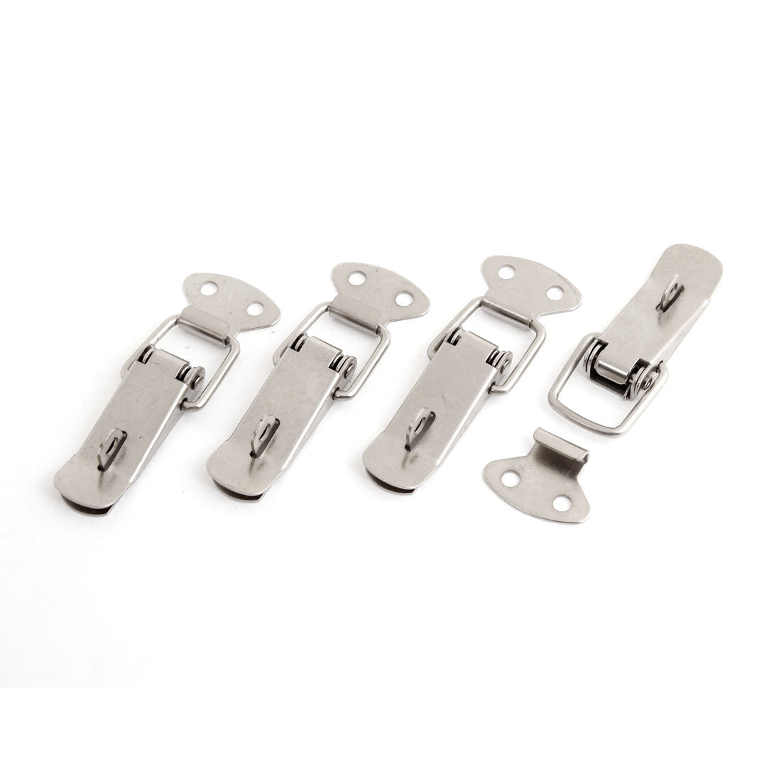 uxcell Uxcell 4.4cm Long Spring Loaded Fittings Toggle Latch Catch 4 Set