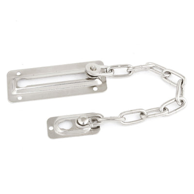 Harfington Uxcell Home Office Interior Door Mounting Silver Tone Metallic Security Chain