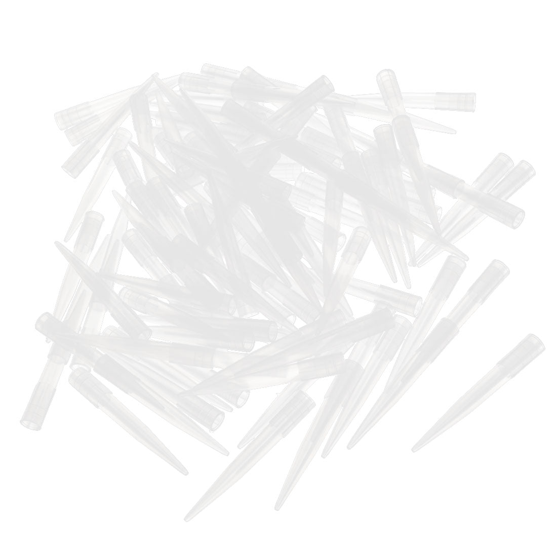 uxcell Uxcell Lab Clear White Plastic Liquid Pipette Tips 1-1000 Microliter 500 Pcs