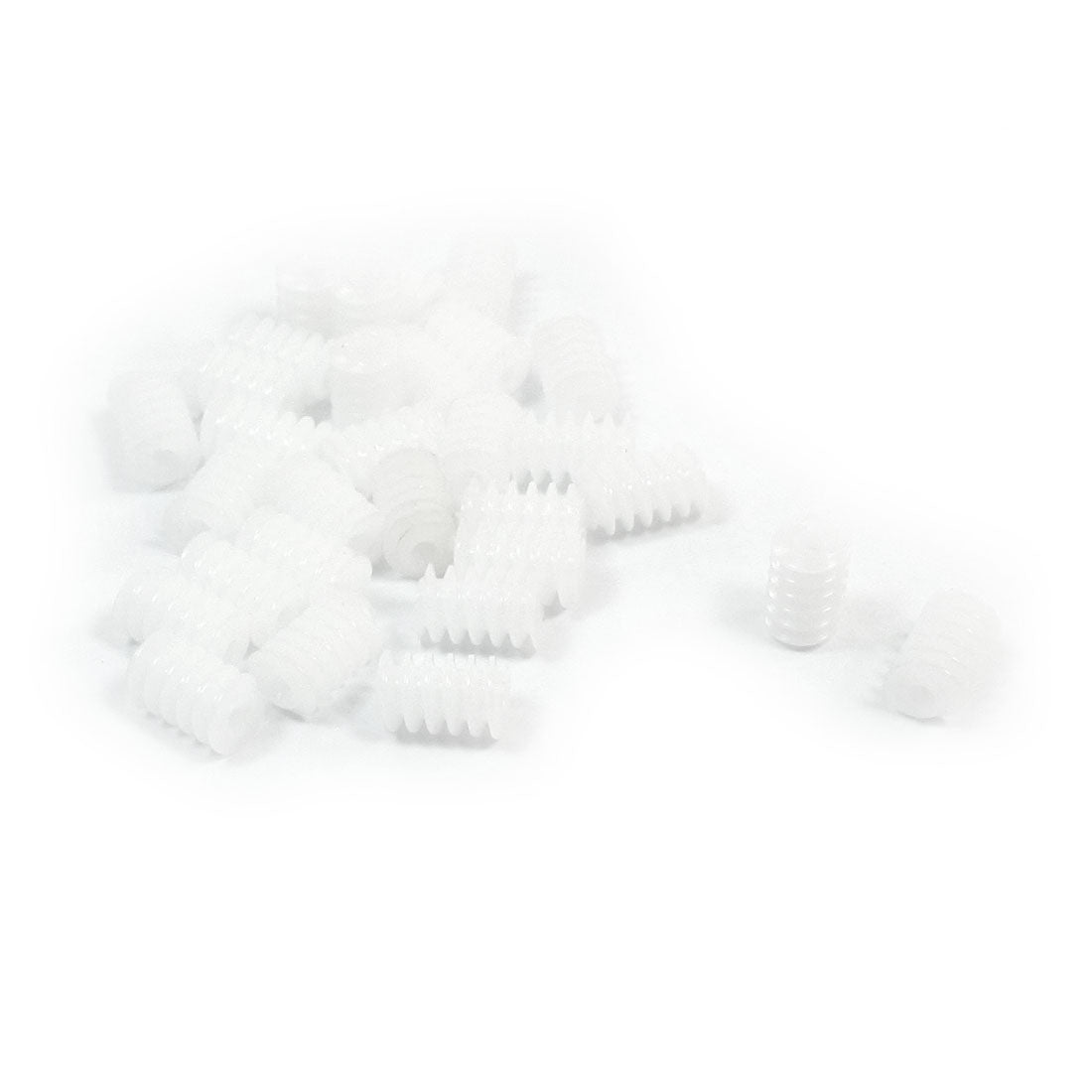 uxcell Uxcell 30 Pcs,2mm x 6mm x 9.5mm Plastic Worm Gear for DIY Motor Reduction Box