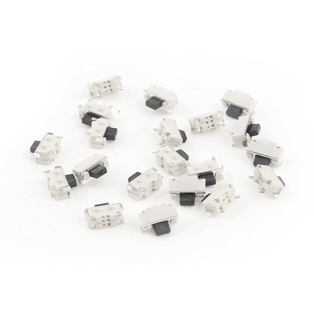 uxcell Uxcell 20PCS Surface Mounted Devices 2-Terminal SPST Momentary Push Button Mini Tactile Switch 5mmx2mm