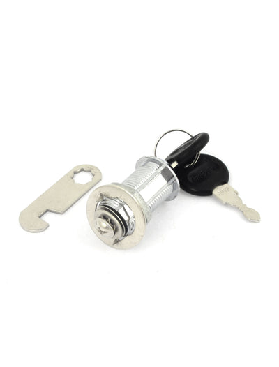 Harfington Uxcell Home Tool Box Cabinet Locking 18mm Dia Thread Cylinder Cam Lock W Keys
