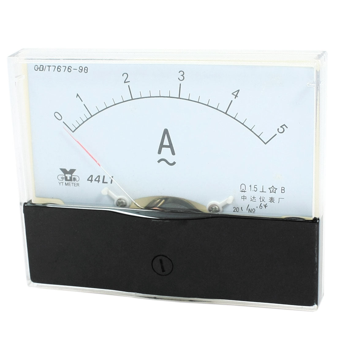 uxcell Uxcell Measurement Tool Panel Mount Analog Ammeter Gauge AC 0 - 5A Measuring Range 44L1