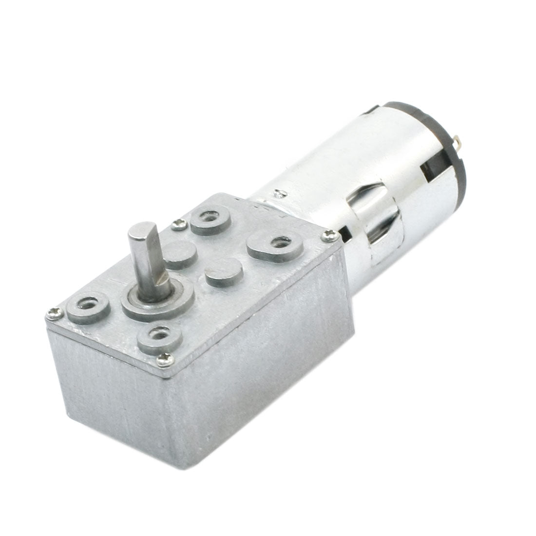 uxcell Uxcell DC 12V Connecting Reduction Ratio 11500RPM/170RPM Rotary Speed Reducer High Torque Worm Geared Box Motor