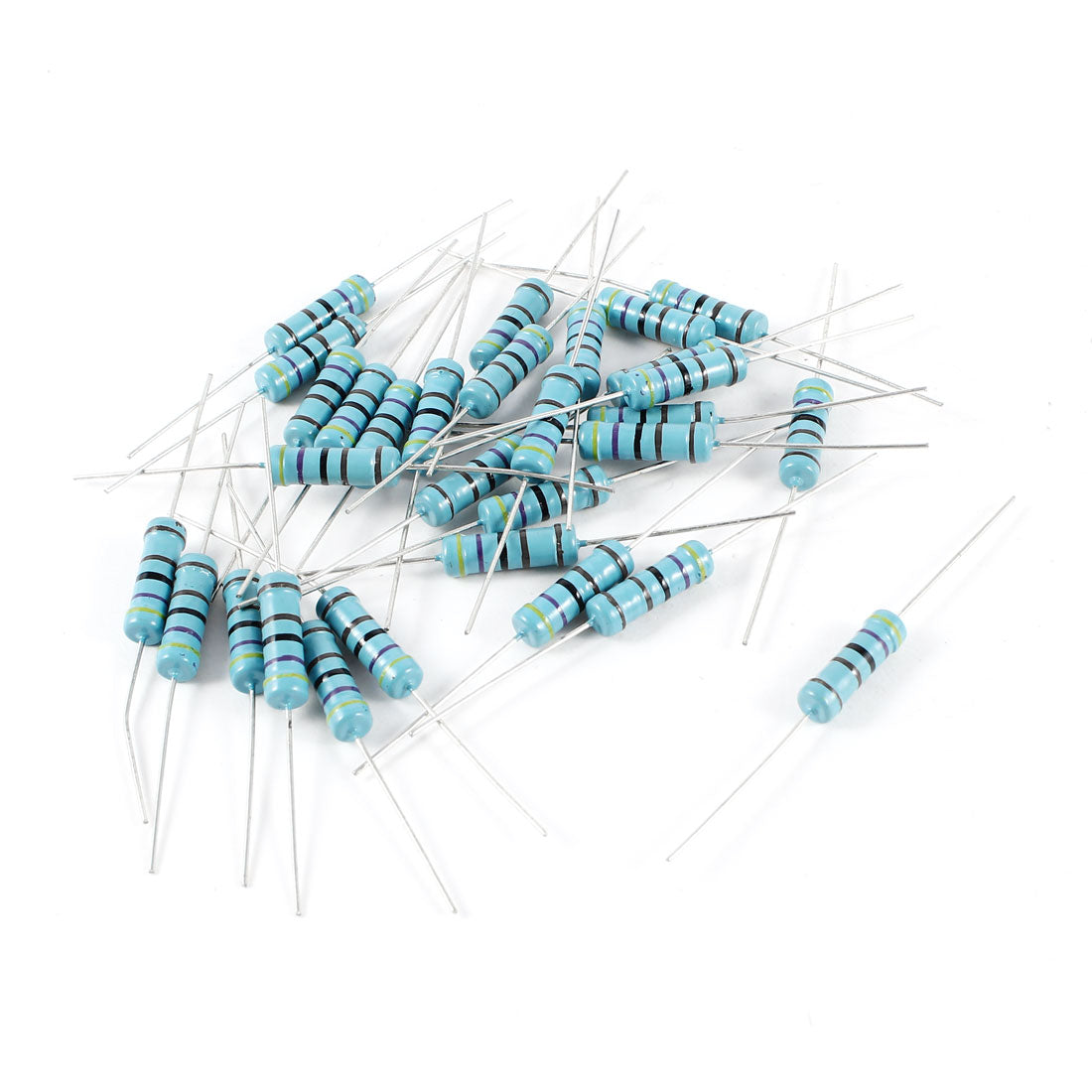 uxcell Uxcell 4.7K ohm 2W 1% Tolerance Through Hole Metal Oxide Film Fixed Resistors 30 Pcs