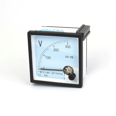 Harfington Uxcell Class 1.5 AC 0-300V Range Analog Voltage Voltmeter Panel Meter CP-72