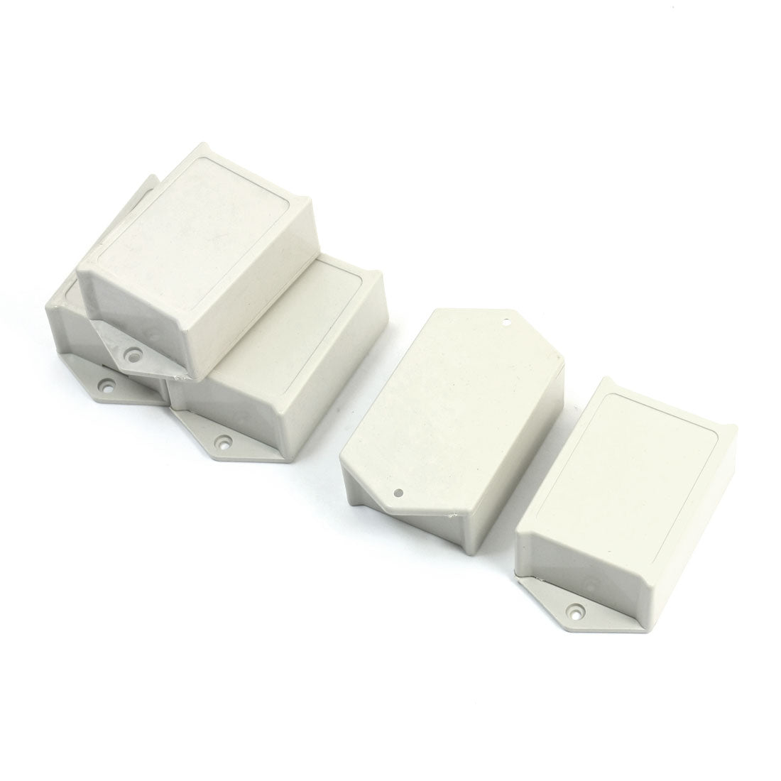 uxcell Uxcell 5pcs Gray Plastic Project Power Protector Case Junction Box 60x45x28mm