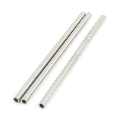 Harfington Uxcell 3Pcs Transmission Stainless Steel Welded Round Tubing Rods 70 x 3mm