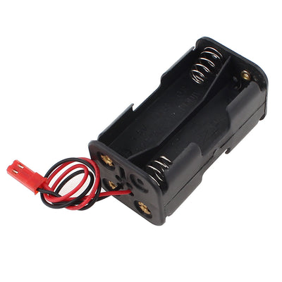 Harfington Uxcell 4x1.5V AA Battery Case JST Connector for 02070 RC 1:10 Nitro Power Car