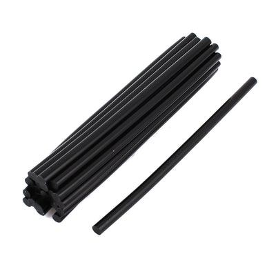 Harfington Uxcell 20 Pcs 7mm Diameter 190mm Long Crafting Models Black Plastic Hot Melt Glue Stick