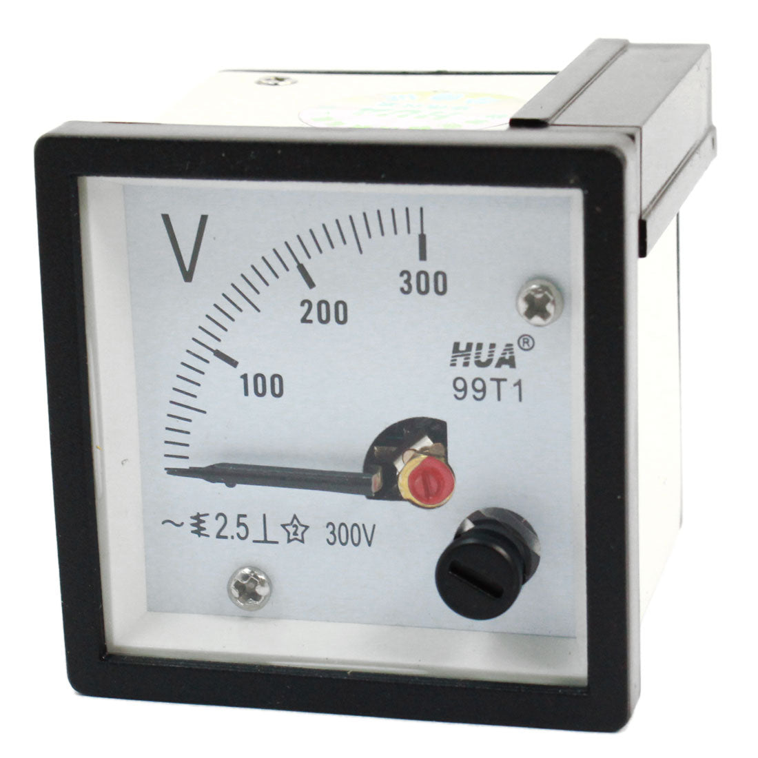 uxcell Uxcell AC 0-300V Class 2.5 Square Shape Analog Volt Panel Mount Meter Gauge