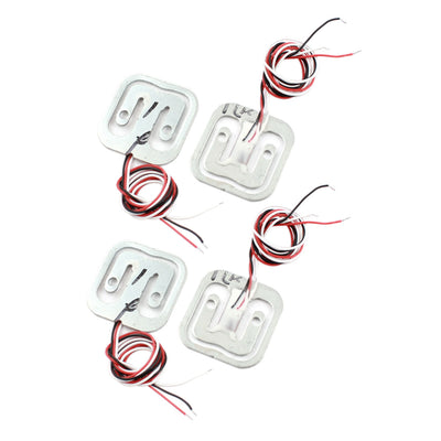 Harfington Uxcell 4Pcs 4x5Kg 8" 3-Wired Half Bridge Scale Electronic Weighing Resistance Train Sensor