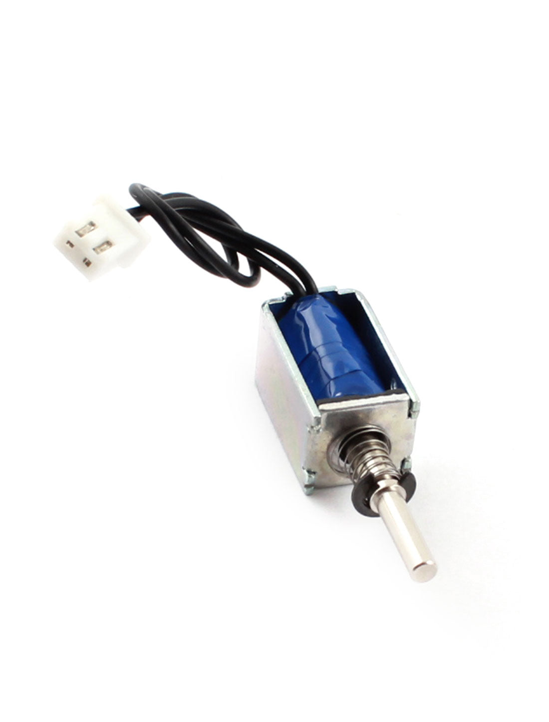 uxcell Uxcell DC 12V 0.3A 3.6W 3mm 35g Open Frame Spring Plunger Linear Motion Push Pull Type Solenoid Electromagnet Actuator