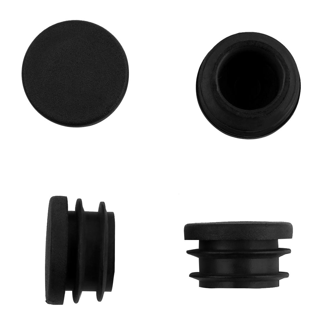 uxcell Uxcell Chair Table 49mm Round Plastic Blanking End Cap Tubing Tube Insert 10 Pcs