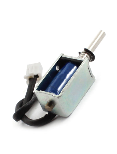 Harfington Uxcell DC 12V 80g/3mm Open Frame Actuator Linear Push Pull Solenoid Electromagnet