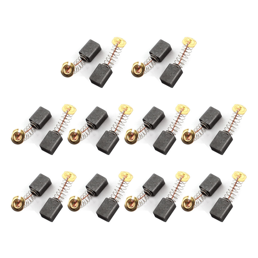 uxcell Uxcell 20 Pcs CB408 Electric Tool Spare Part 12mm x 9mm x 6mm Motor Carbon Brush