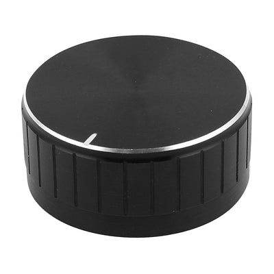 Harfington Uxcell Black Plastic Potentiometer Rotary Control Knobs Caps 17x40mm