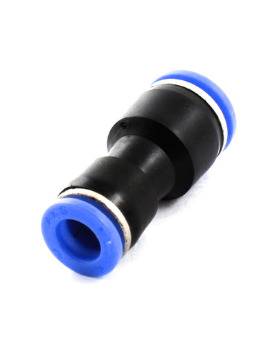 Harfington Uxcell 8mm to 10mm Push in Tube 2 Ways Straight Air Pneumatic Pipe Connector Quick Fittings Coupler