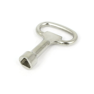 Harfington Uxcell Metal Triangle Socket Spanner Key for 9x8mm Triangular Panel Lock