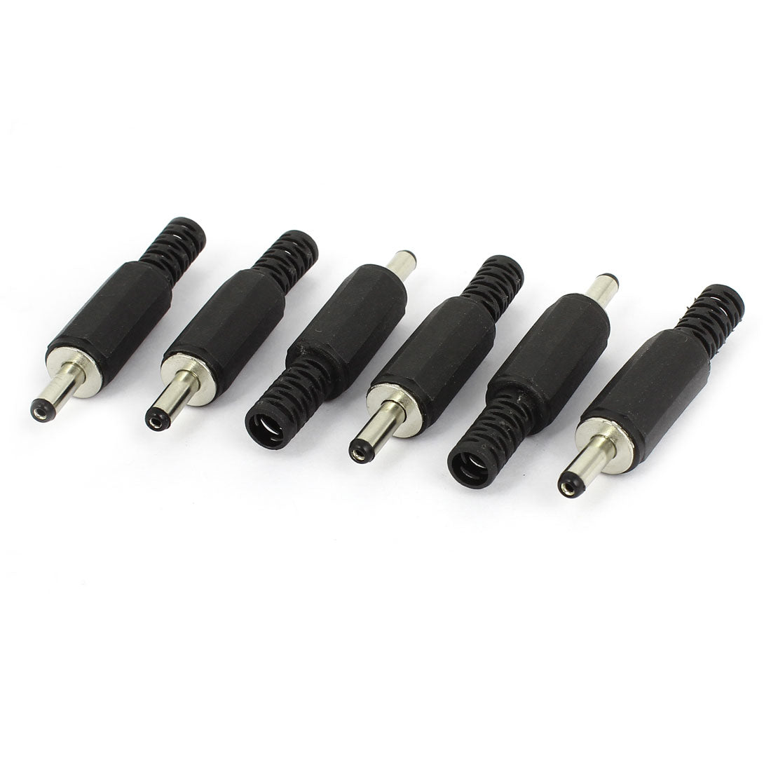 uxcell Uxcell 6 Pcs 1.3mm x 3.5mm Male DC Power CCTV Coaxial Connector