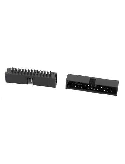 Harfington Uxcell 28 Pcs 2*13 26Pin 2.54mm IDC Socket PCB Box Header Straight Male Connector
