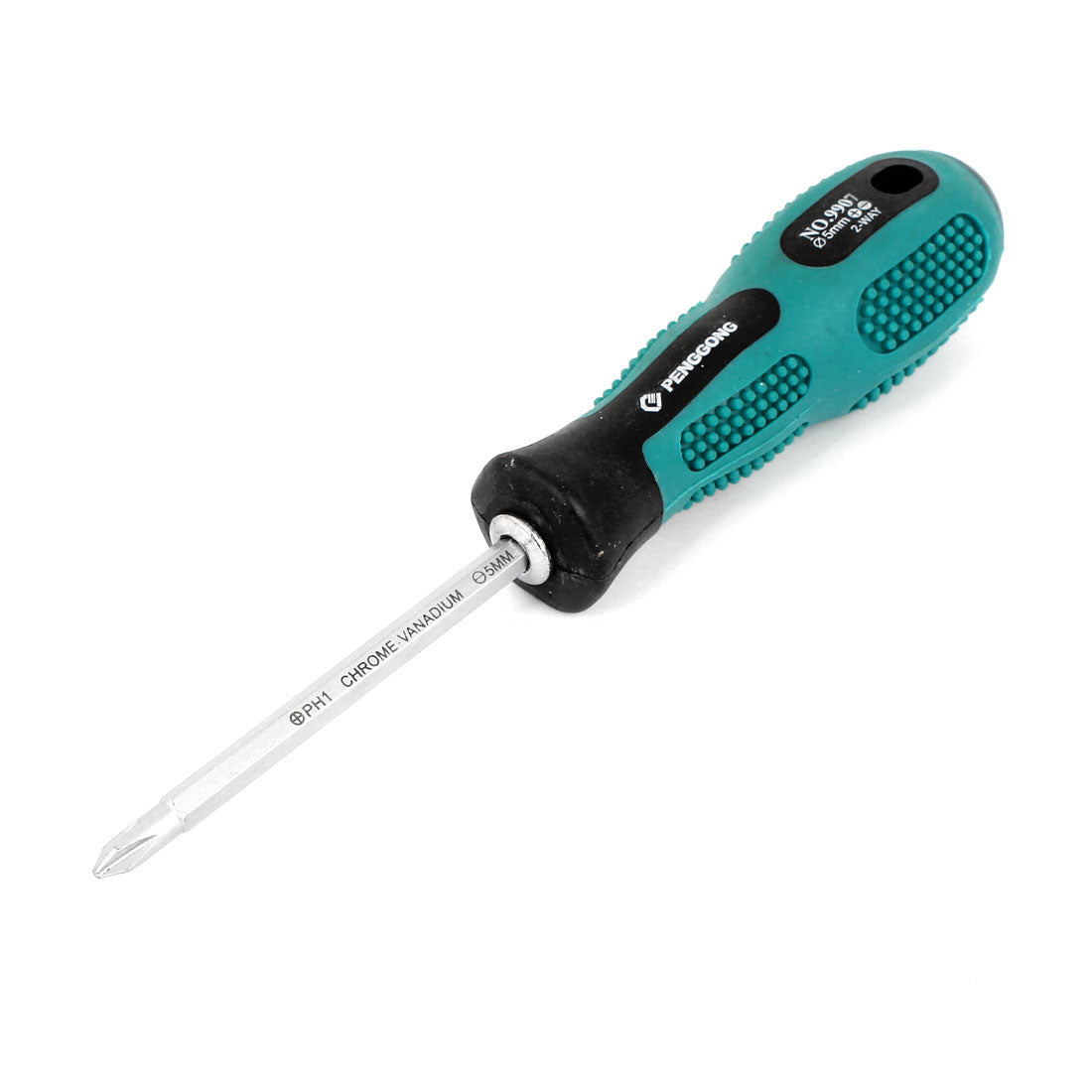 uxcell Uxcell Anti-slip Handle PH1 Phillips Slotted Dual Purpose Screwdriver 5mm x 75mm