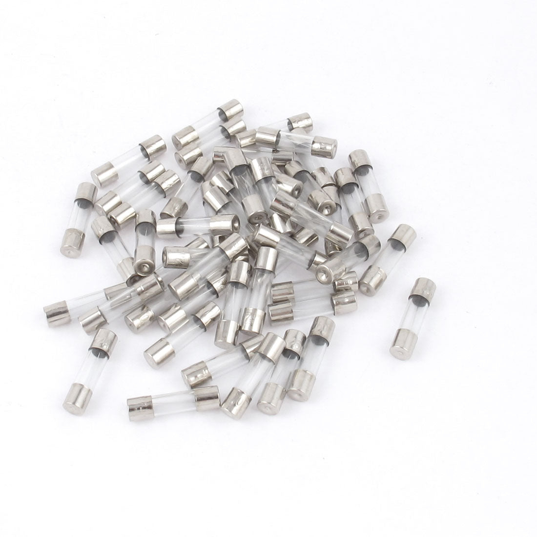 uxcell Uxcell 50Pcs 250V 2A Quick Blow Glass 5 x 20mm Tube Fuses