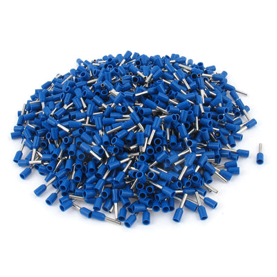 Harfington Uxcell 1000Pcs Wire Crimp Connector Insulated Ferrule Pin Cord End Terminal AWG18 Blue