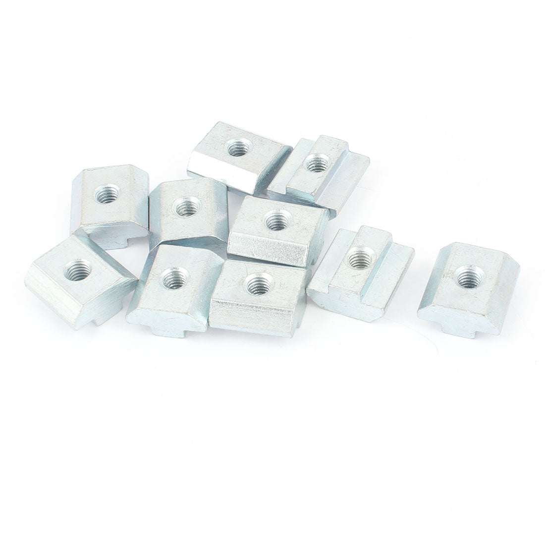 uxcell Uxcell 10Pcs 40 Series M6 T-Slot Slide In T-Nut 20mmx20mmx10mm