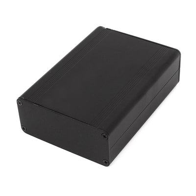 Harfington Uxcell Aluminum Project Box Enclosure Case Electronic Power DIY 120x88x38mm Black