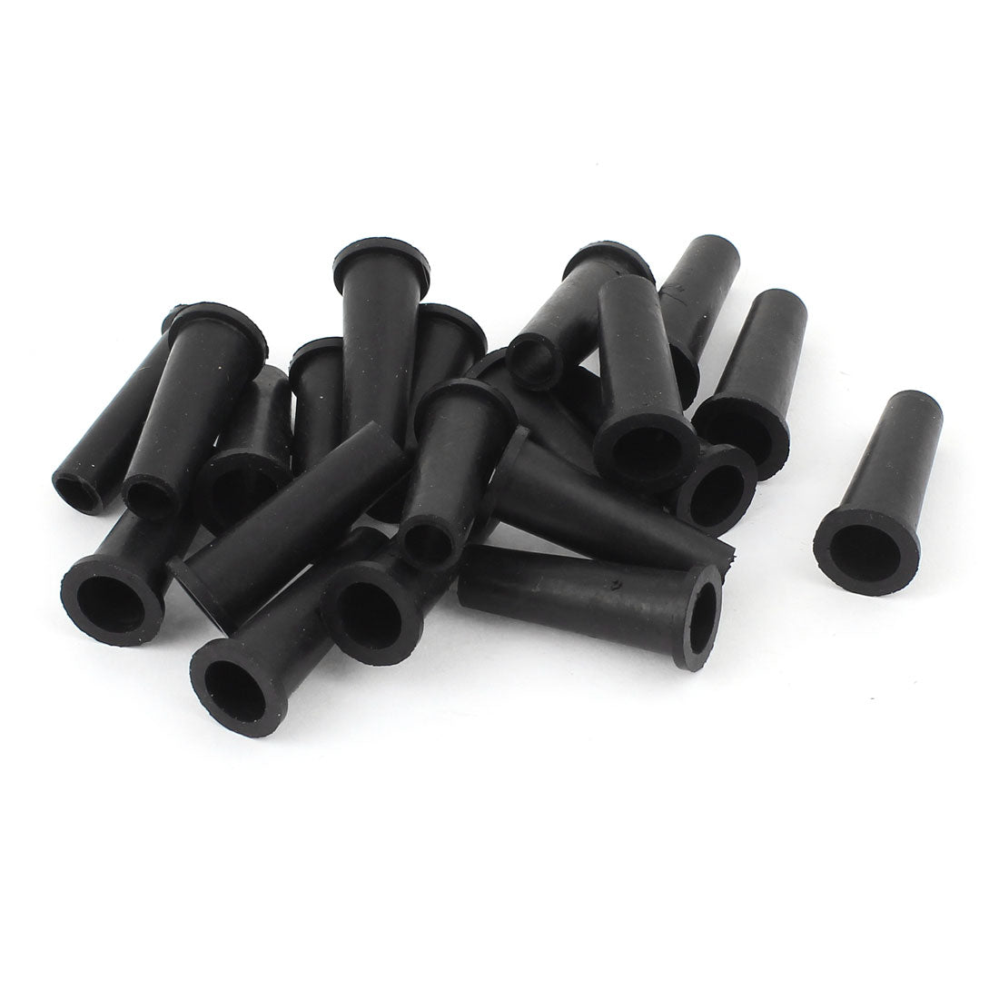 uxcell Uxcell 20pcs 9-6mm Rubber Strain Re-lief Cord Boot Protector Cable Sleeve Hose 31mm for Aviation Power Tool