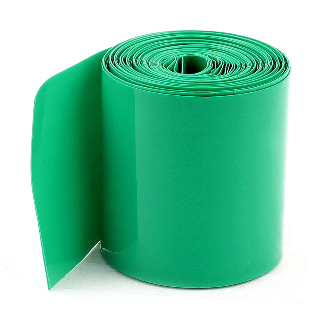 uxcell Uxcell 16Ft 5Meters Long 50mm Flat Width Dark Green PVC Heat Shrinkable Tubing Heatshrink Wrap Cover for Double 18650 Battery