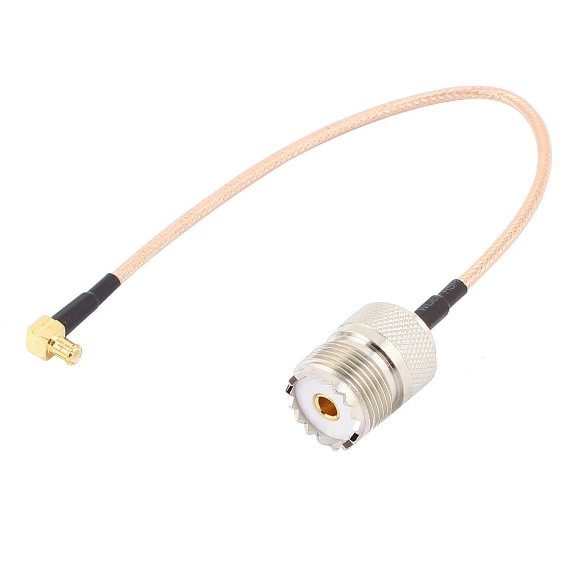 uxcell Uxcell UHF Female to MCX Male Right Angle Adapter Connector RG316 Coaxial Cable 20cm