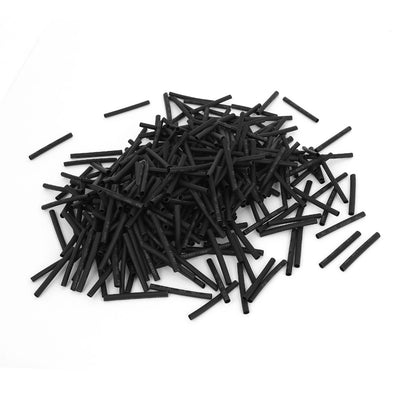 Harfington Uxcell 800 Pcs 1.5mm Dia Black Polyolefin 2:1 Shinking Ratio Heat Shrink Tubing Electrical Connection Cable Sleeve Wrap Wire