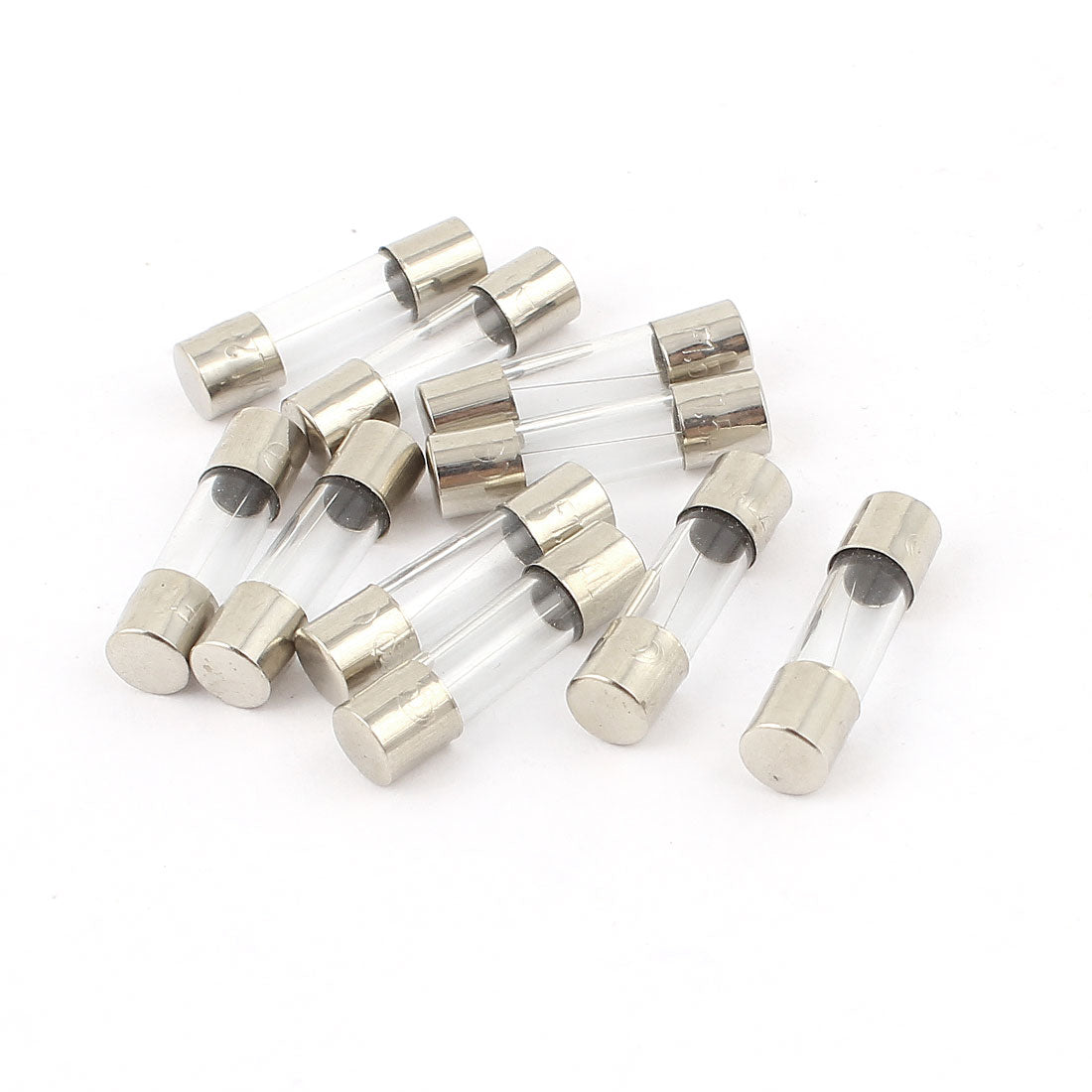 uxcell Uxcell 10Pcs 250V 1.5A Quick Fast Blow Glass Fuses Tube 5mm x 20mm