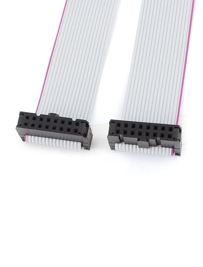 Harfington Uxcell 2.54mm Pitch IDC 16-Pin Dual Female Connector Motherboard Flat Ribbon Cable Wire