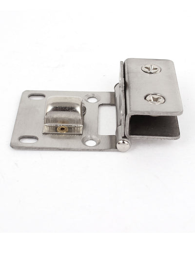 Harfington Uxcell 5mm-9mm Thickness Cupboard Cabinet Glass Pivot Door Hinge Clamps 2 Pcs