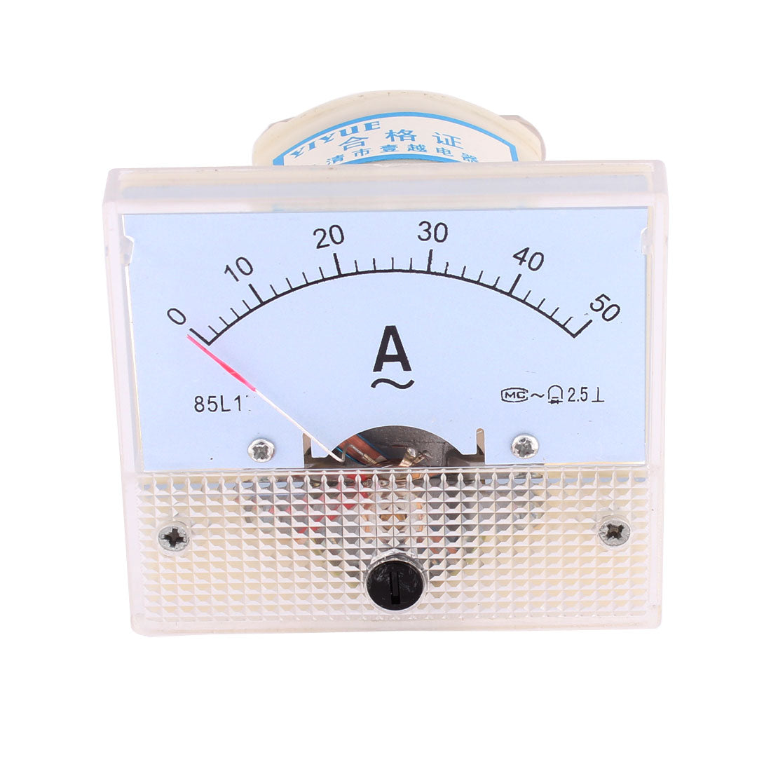 uxcell Uxcell Class 2.5 Accuracy Rectangle Shaped Analog Ammeter AC 0-50A